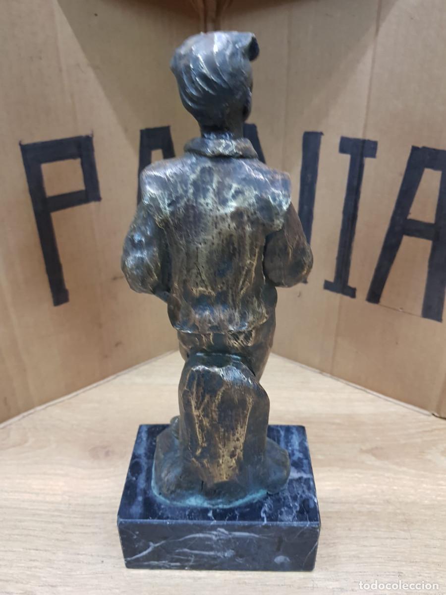 Arte: TAMBORILLERO DE BRONCE-CATALAN - Foto 4