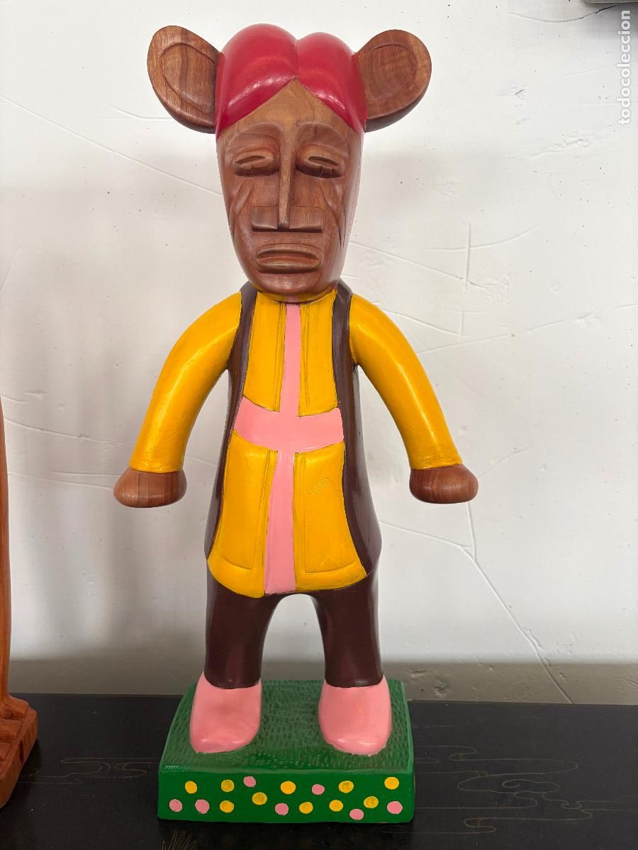 Arte: figura africanas angola export we d&uacute; art toy coreon Du procede de colecci&oacute;n particular