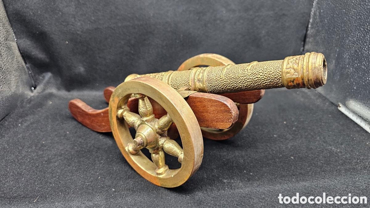 Arte: Precioso ca&ntilde;&oacute;n de bronce