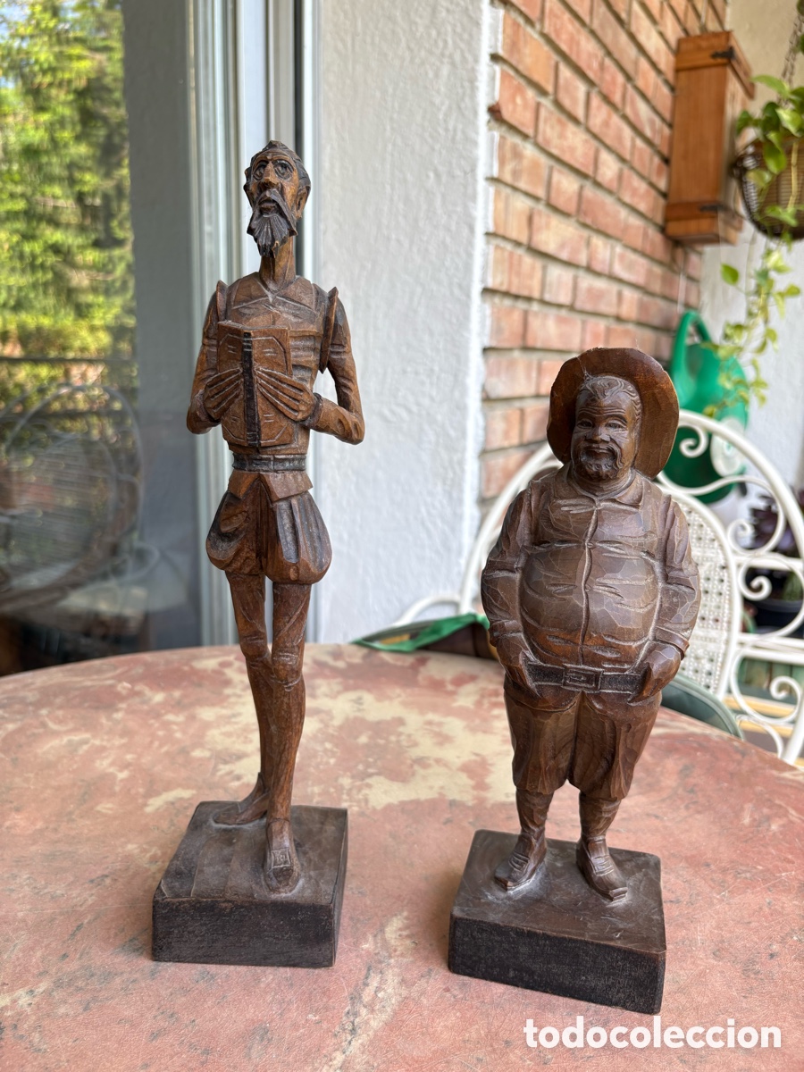 Arte: Figuritas Quijote talladas a mano