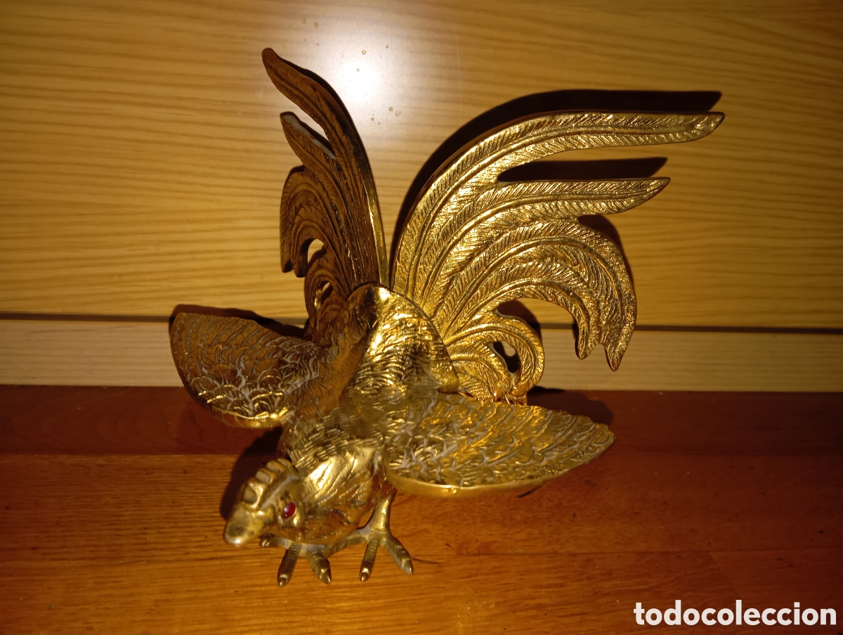 Arte: Gallo de Bronce antiguo