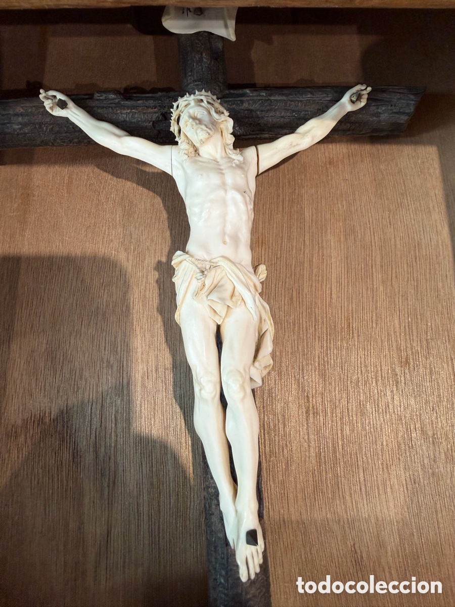 Arte: Cristo marfil xix 17cm