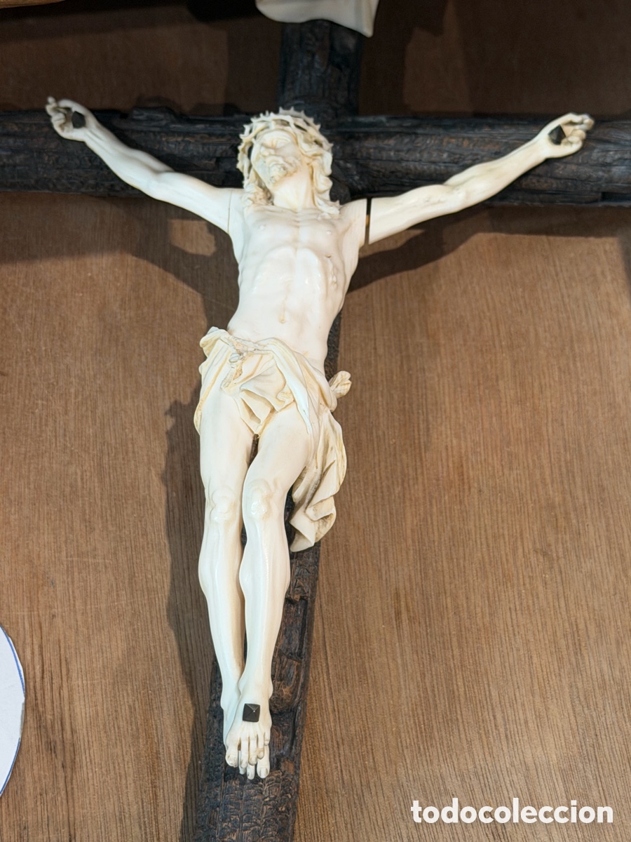 Arte: Cristo marfil xix 17cm