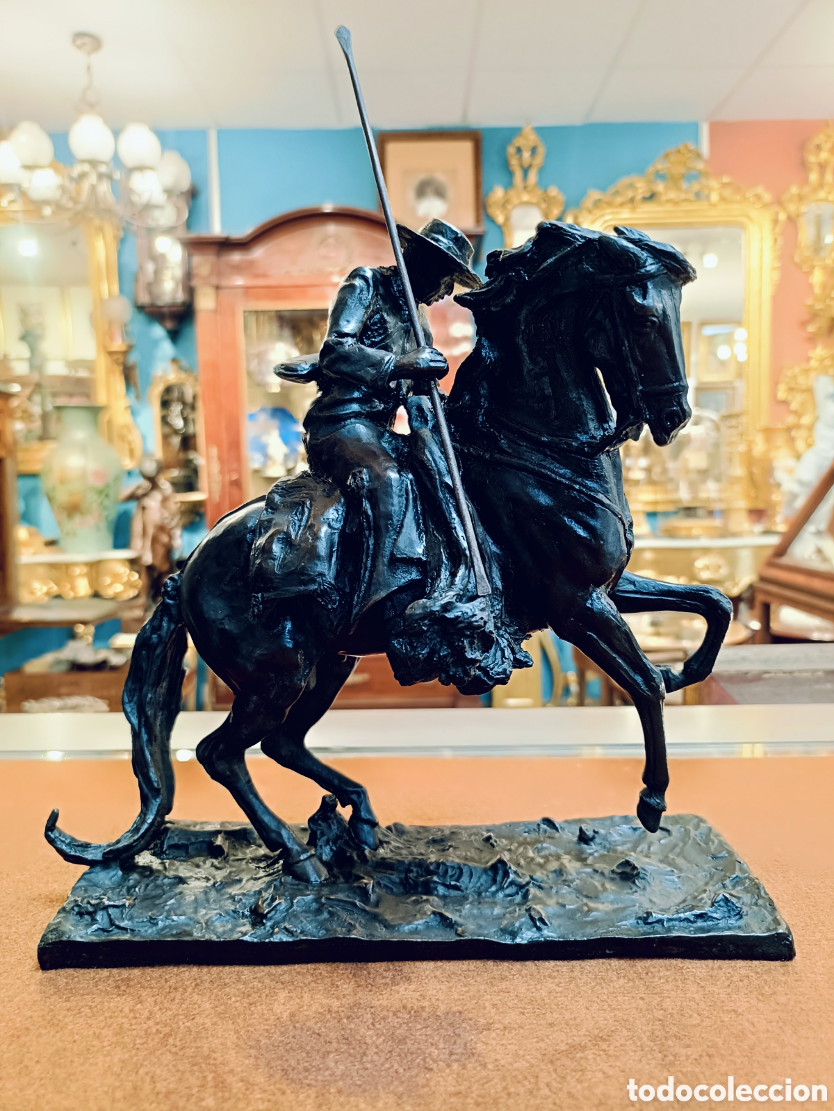 Arte: ESCULTURA EN BRONCE . PICADOR A CABALLO