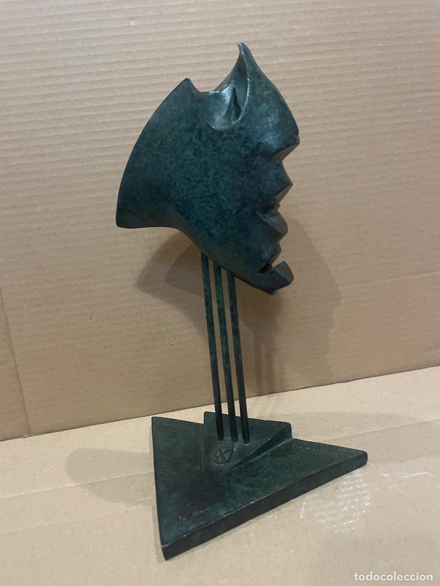 Arte: MANEL ALVAREZ - SANT FELIU DE CODINES 1945 - ESCULTURA DE BRONCE - FIRMADA M. ALVAREZ