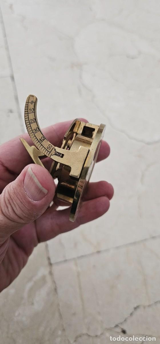 Arte: Reloj solar con brujula bronce - Foto 3