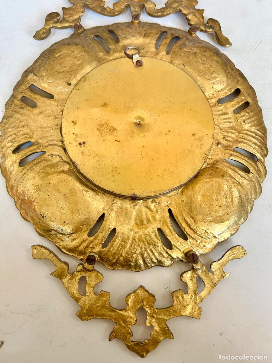 Arte: PRECIOSA CORNUCOPIA BRONCE ESTILO ROCOCO-40 CMS-MARCO PARED - Foto 10
