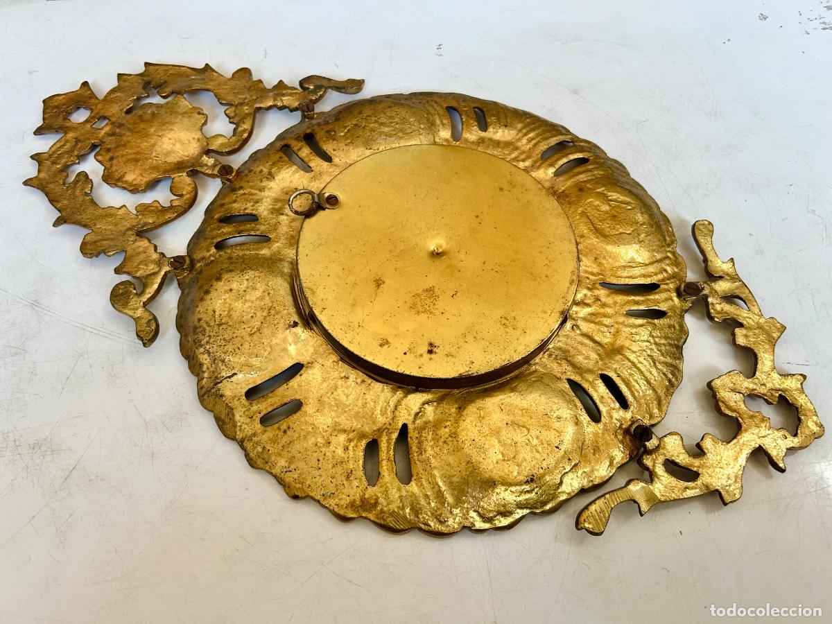Arte: PRECIOSA CORNUCOPIA BRONCE ESTILO ROCOCO-40 CMS-MARCO PARED - Foto 11