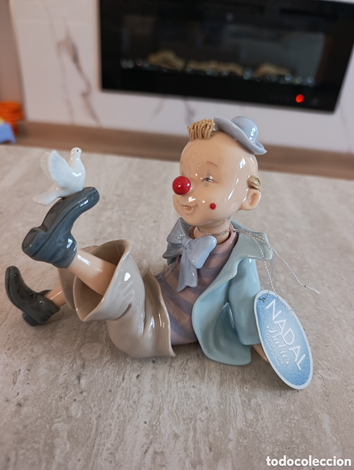 Arte: &rdquo; Una Paloma en m&iacute; zapato&rdquo; Figura Porcelana marca Nadal