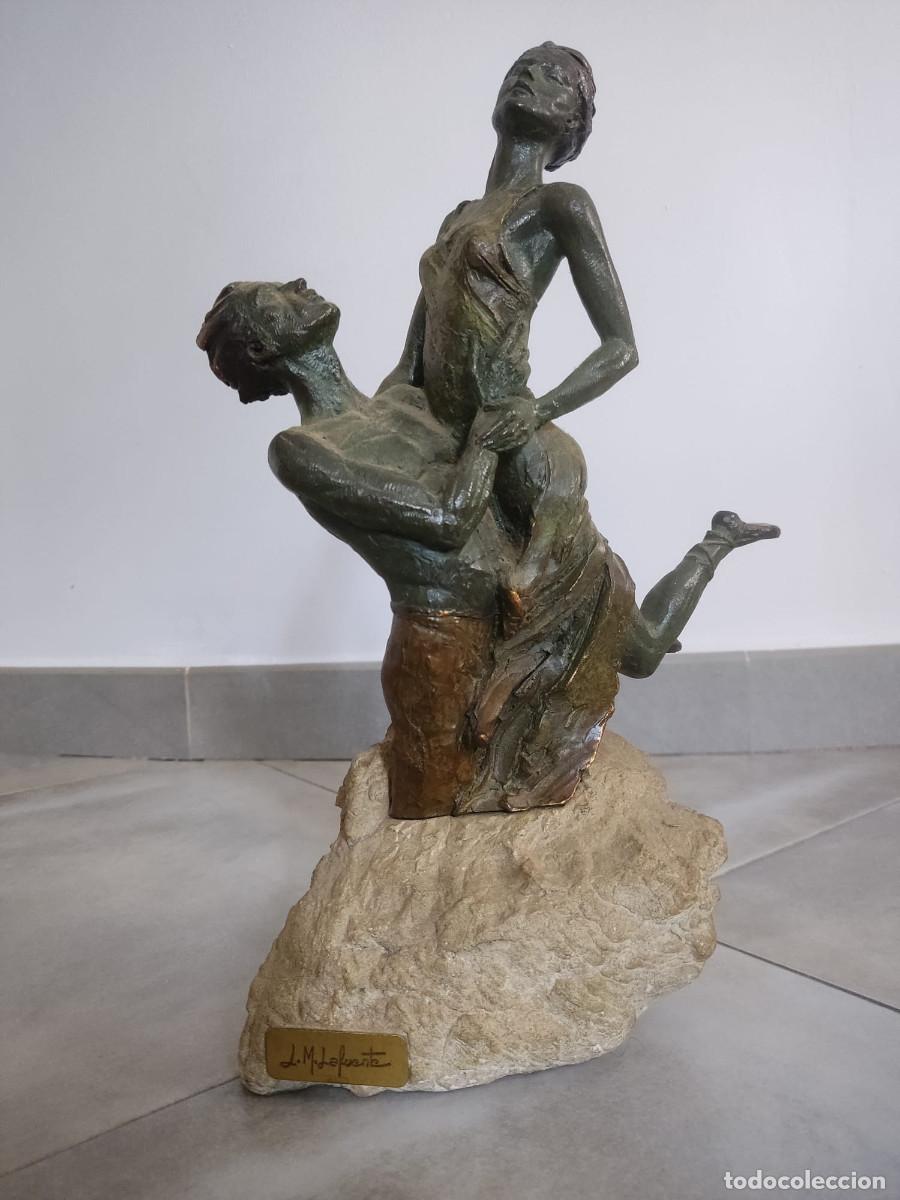 Arte: Escultura Bronce L.M. Lafuente - Bailarines