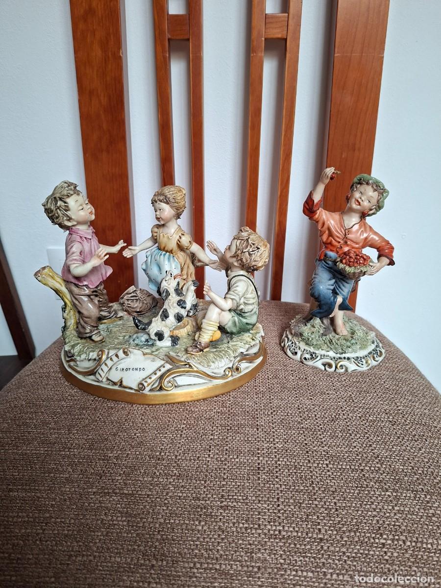 Arte: DOS PIEZAS UNA FIGURA Y UN DIARAMA DE PORCELANA PRECIOSA VEAN TODAS LAS FOTOS