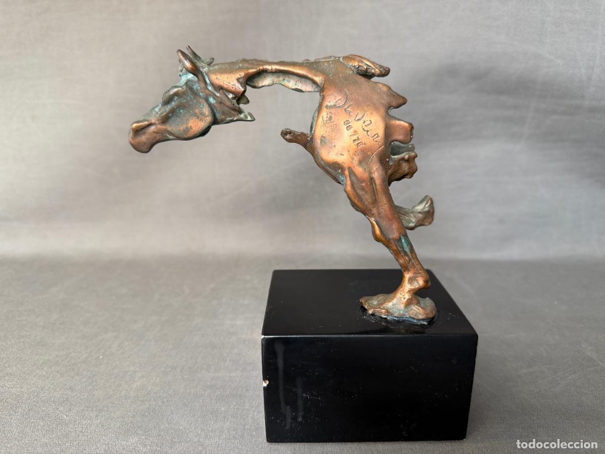 Arte: Juan Oliveira (Tuy Pontevedra -Vigo ) caballo escultura de bronce , R 715