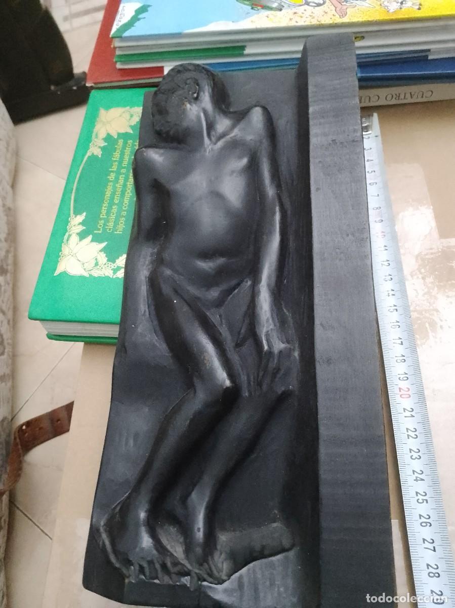 Arte: Escultura madera exclusiva 27centimetros,