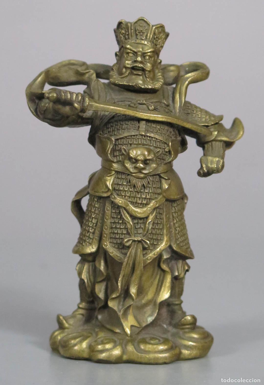 Arte: GUERRERO CHINO. BRONCE. SIGLO XX