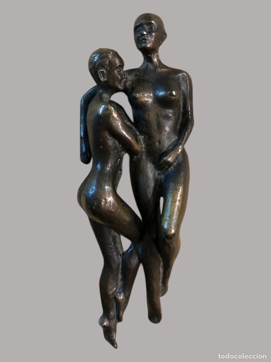 Arte: MAGNIFICO BRONCE TEMA LESBICO