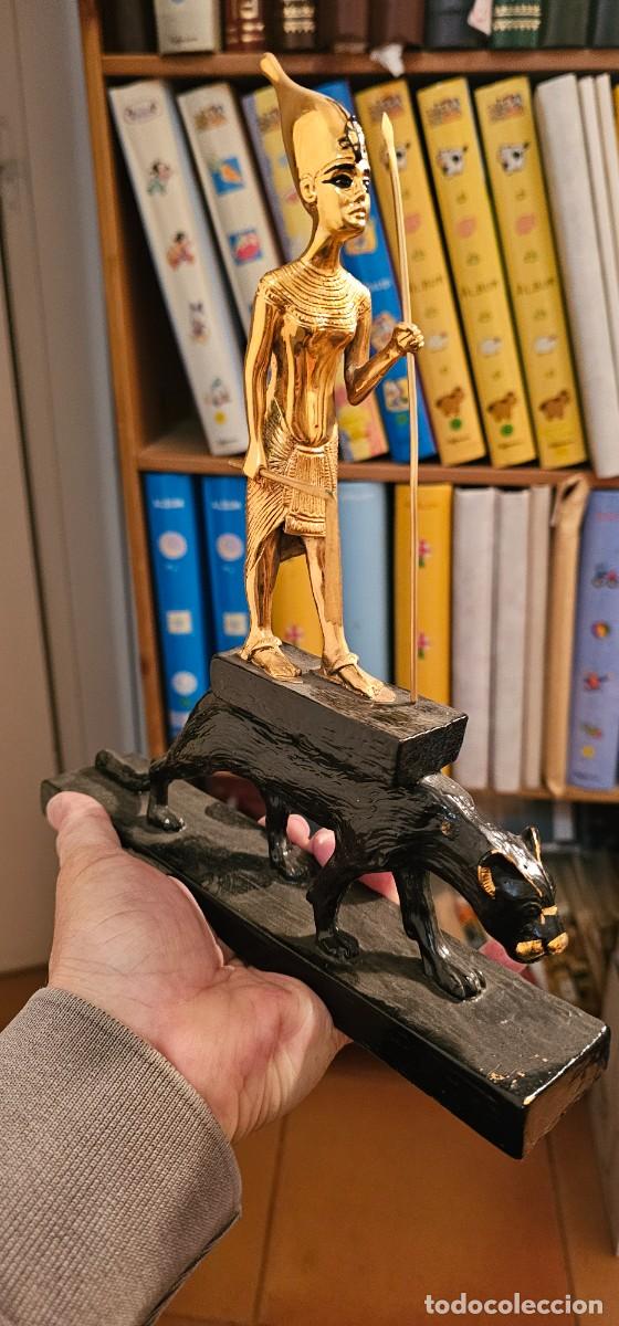 Arte: Escultura bronce Tutankamon limitada