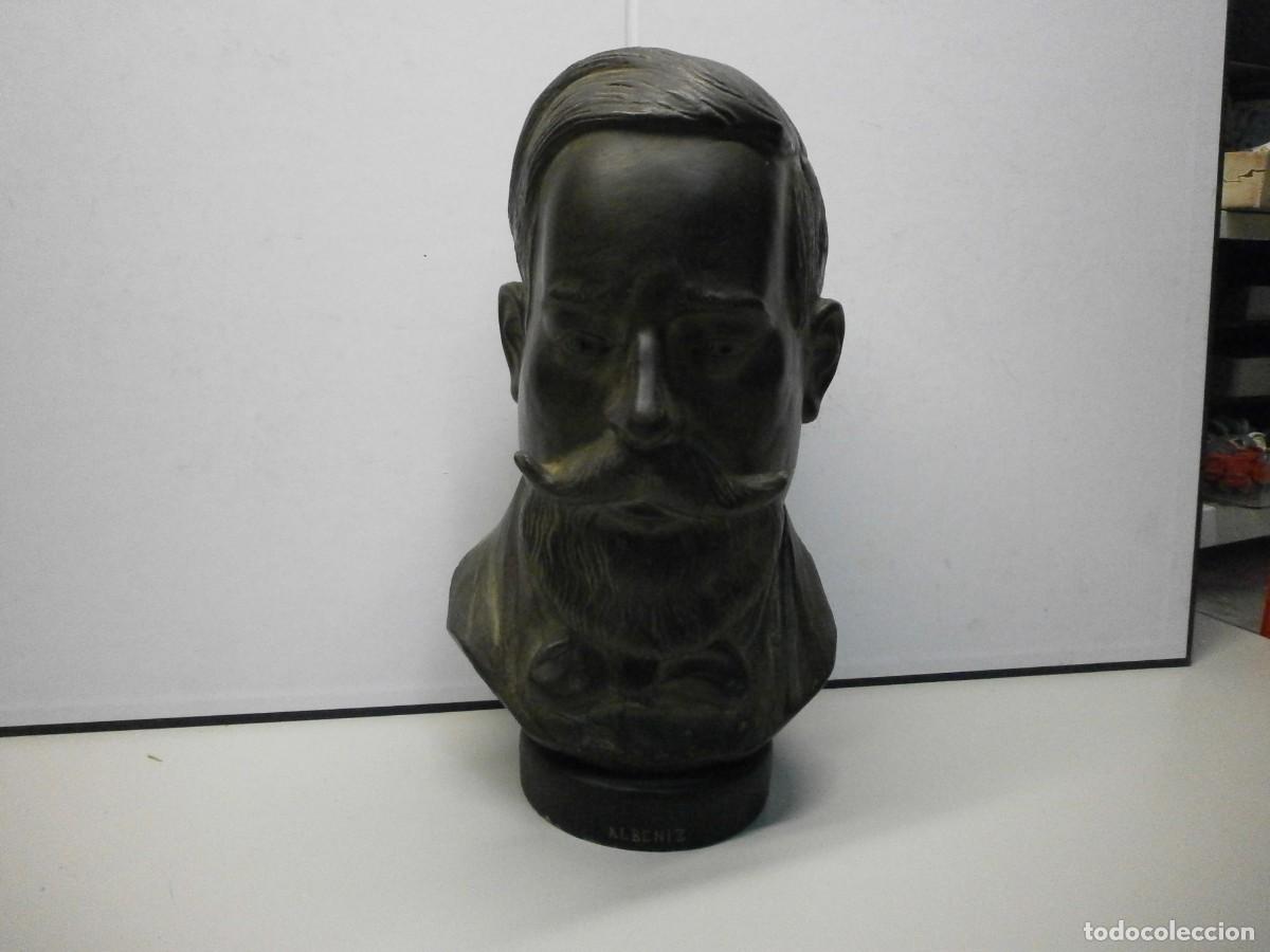 Arte: busto en terracota compositor de piano isaac albeniz ----m jimenez oviedo mirete murcia
