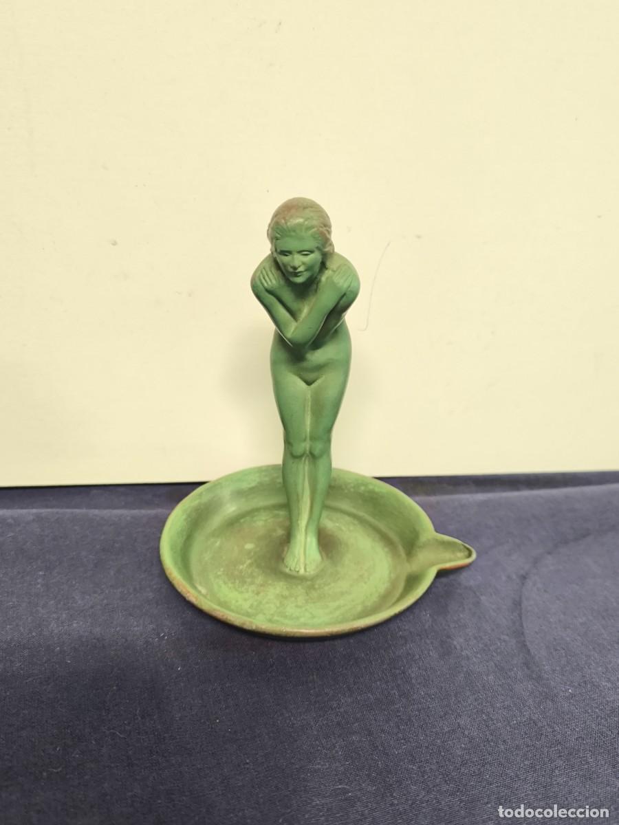 Arte: ESCULTURA ART DECO FIRMADA POR M.LE.VERRIER