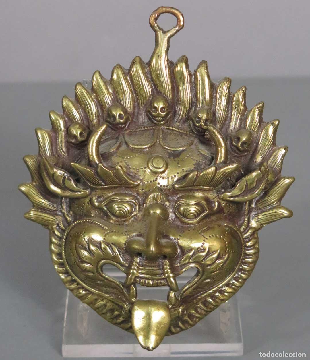 Arte: MASCAA TIBETANA. BRONCE. SIGLO XX