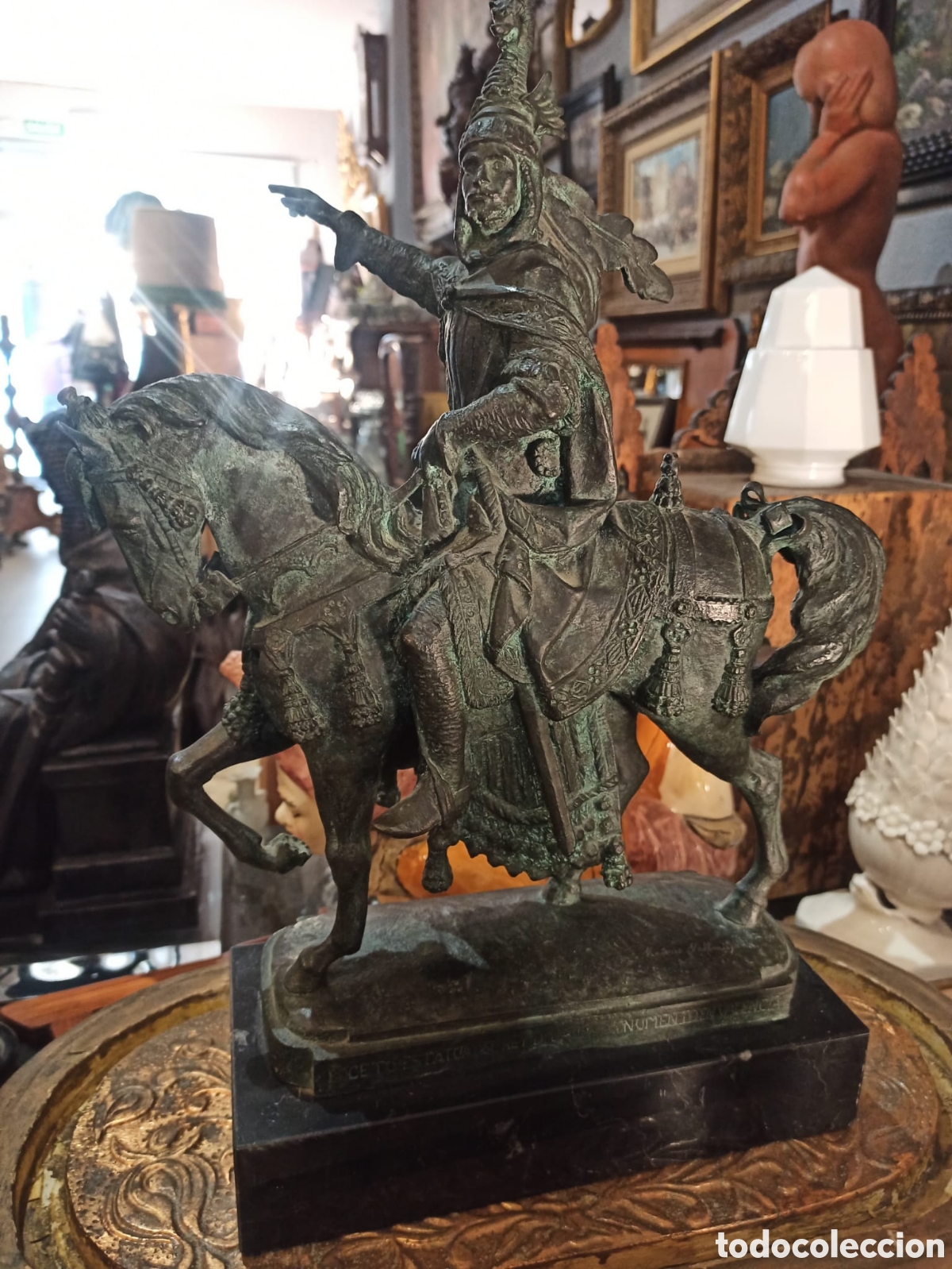 Arte: PRECIOSA ESCULTURA DE BRONCE DEL REY DON JAIME