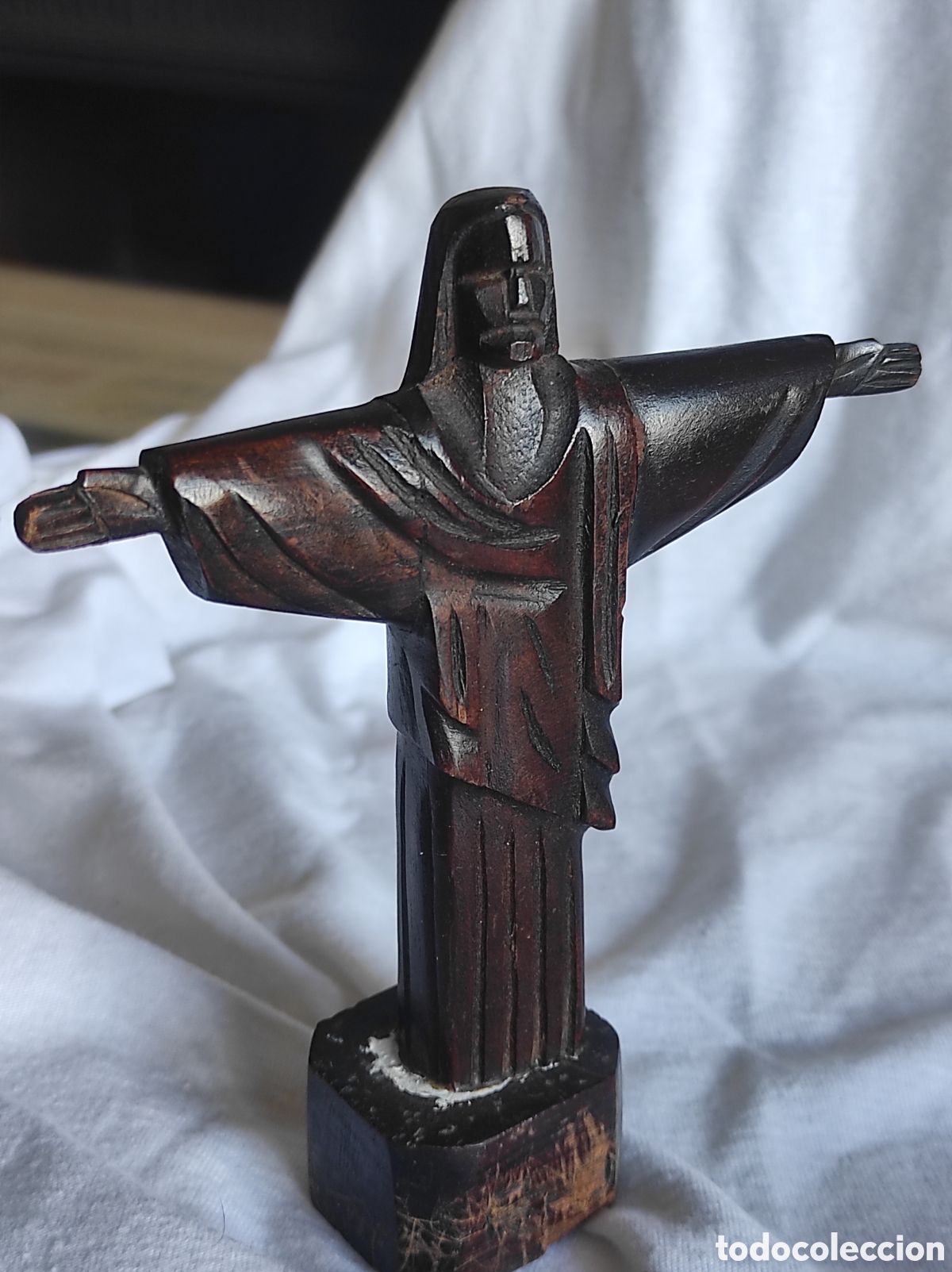 Arte: Talla en Madera del Cristo del Corcovado. Rio de Janeiro