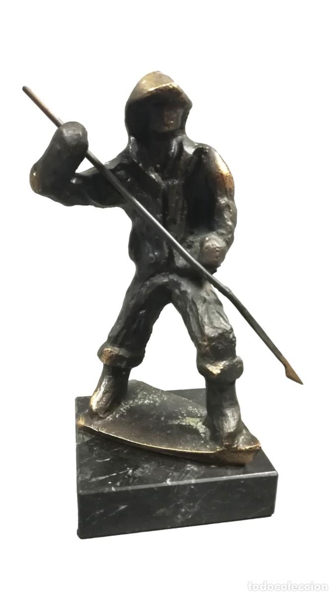 Arte: FIGURA BRONCE ARPONERO - Foto 6