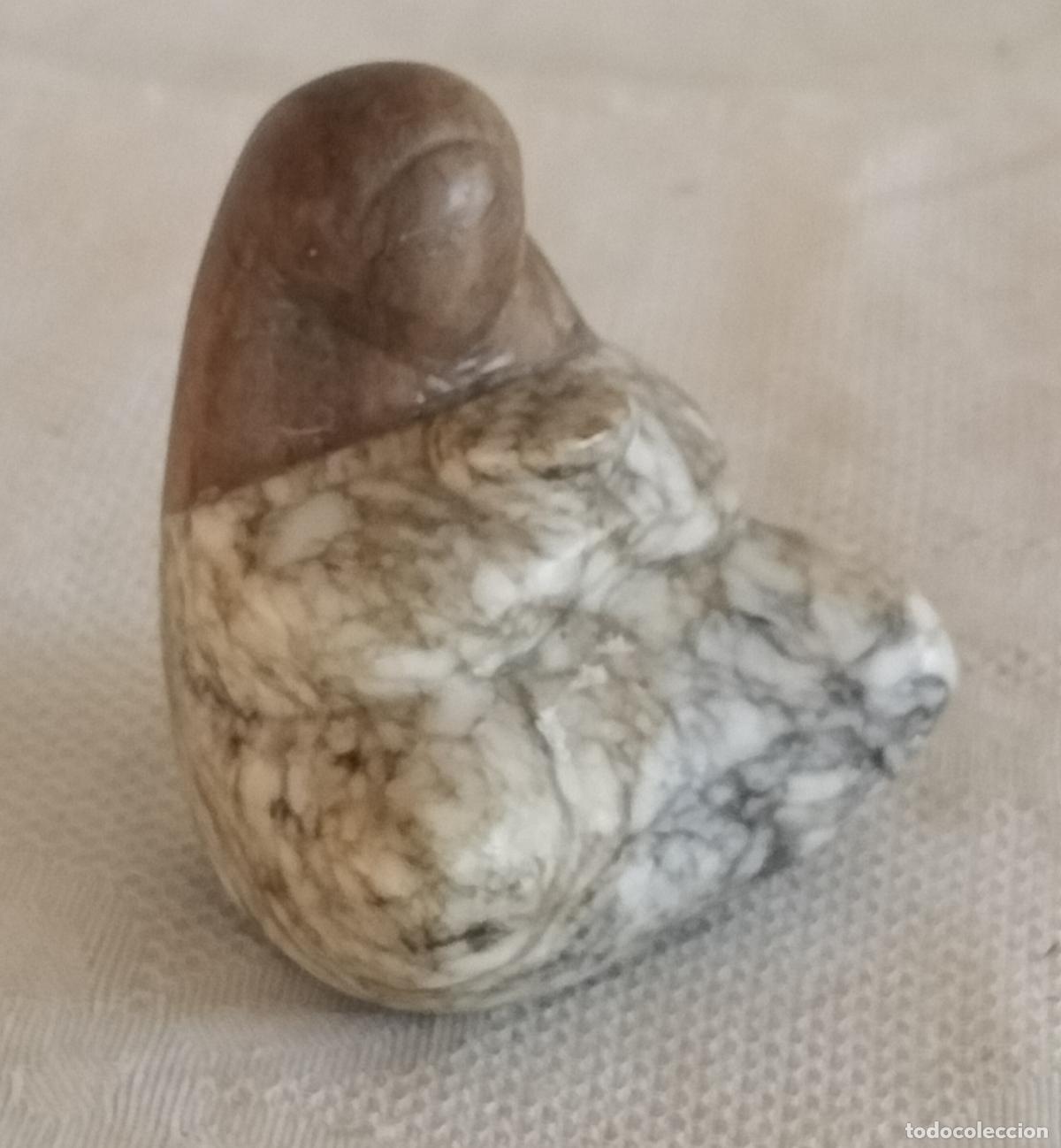 Arte: ESCULTURA DE PIEDRA TALLADA ( ESTEATITA Y MARMOL ) SELLO SOVI&Eacute;TICO.