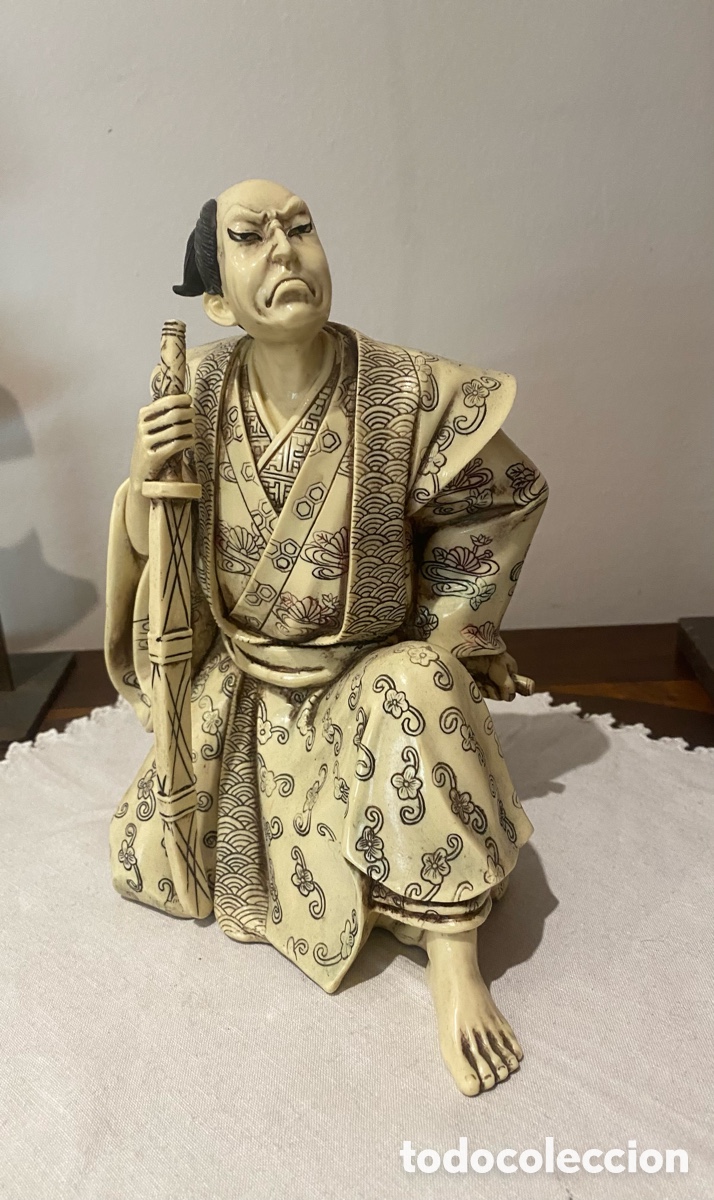 Arte: Figura Samuray pintado - Foto 3