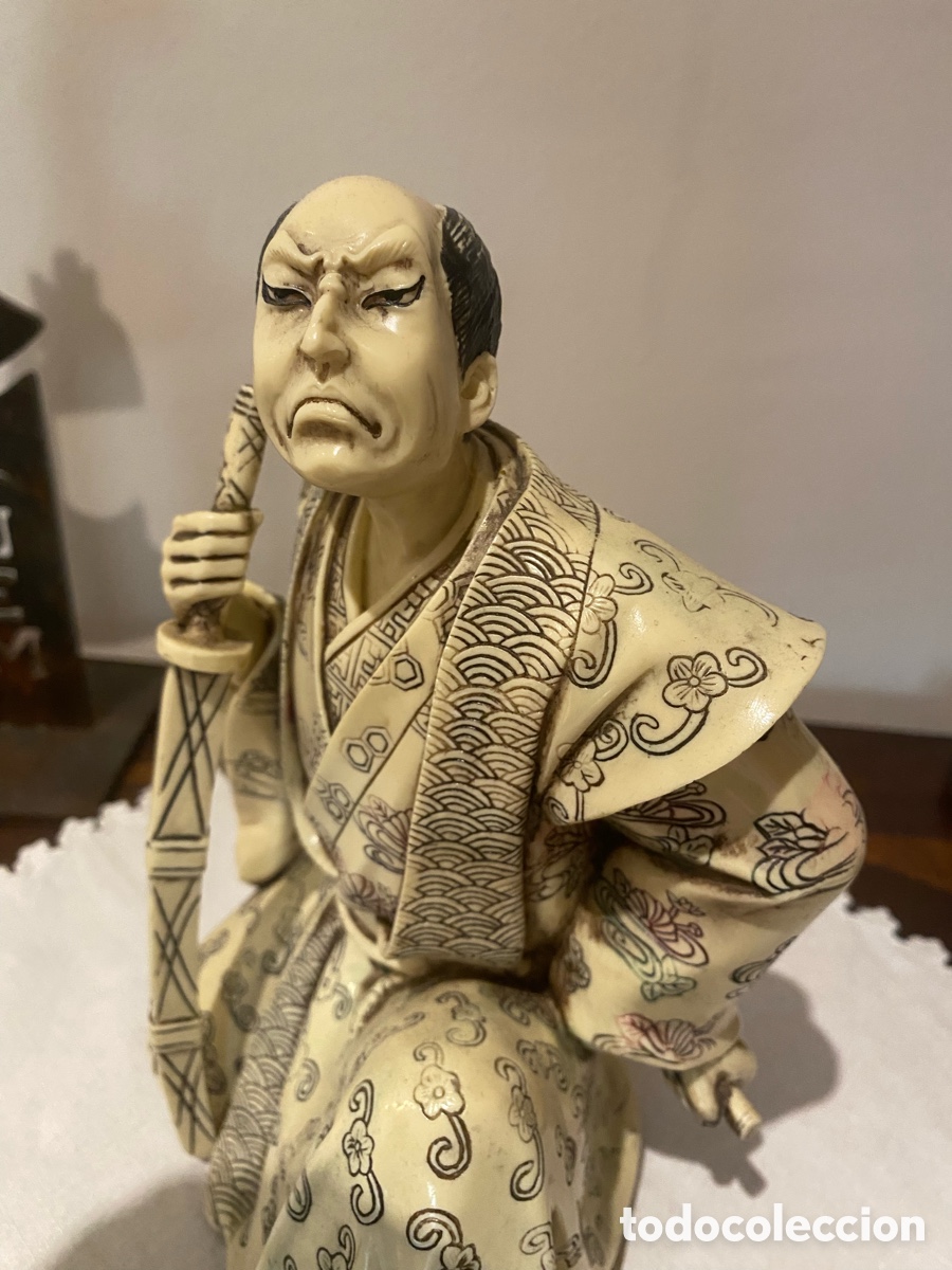 Arte: Figura Samuray pintado - Foto 5