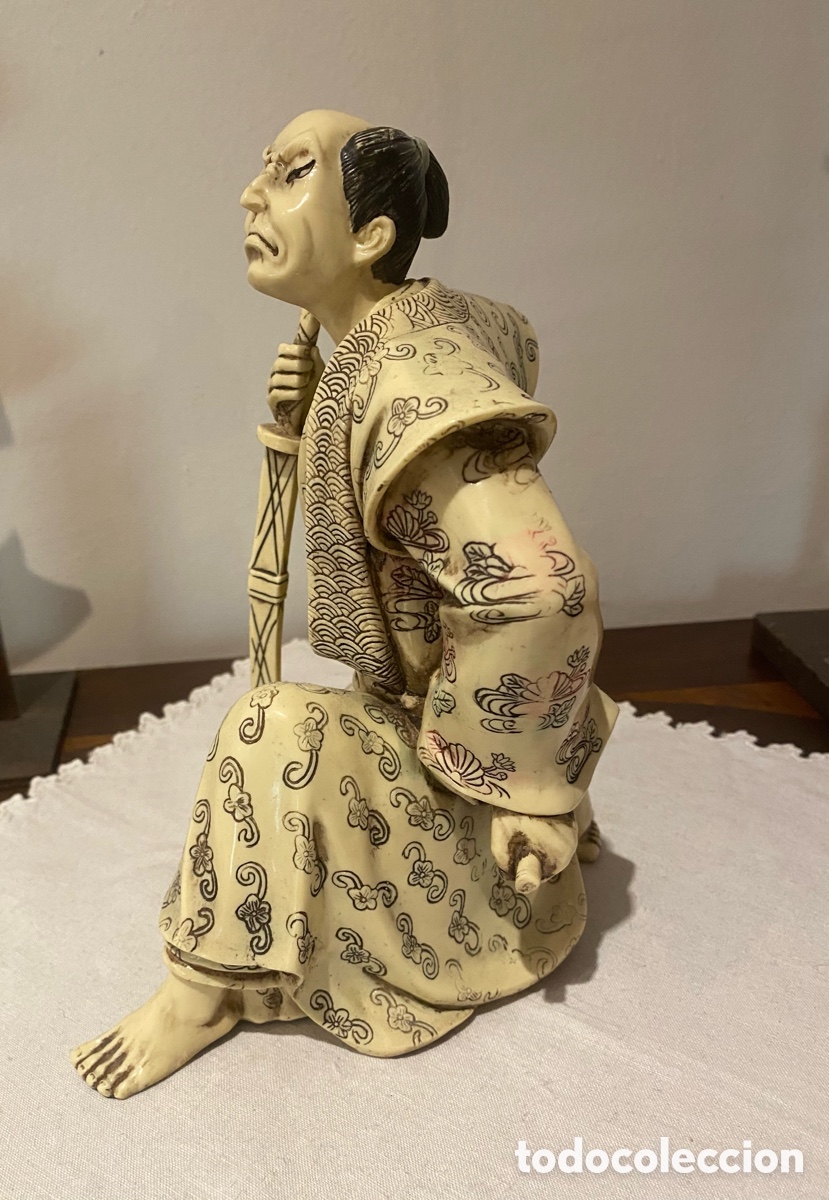 Arte: Figura Samuray pintado - Foto 6