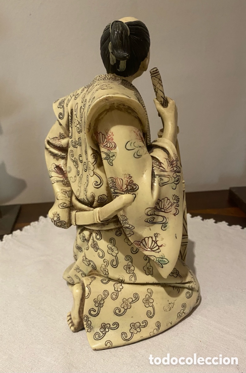 Arte: Figura Samuray pintado - Foto 7
