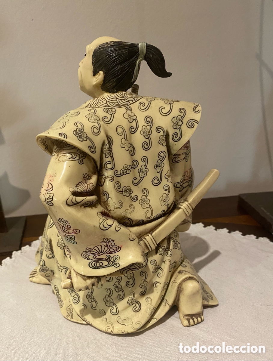 Arte: Figura Samuray pintado - Foto 8