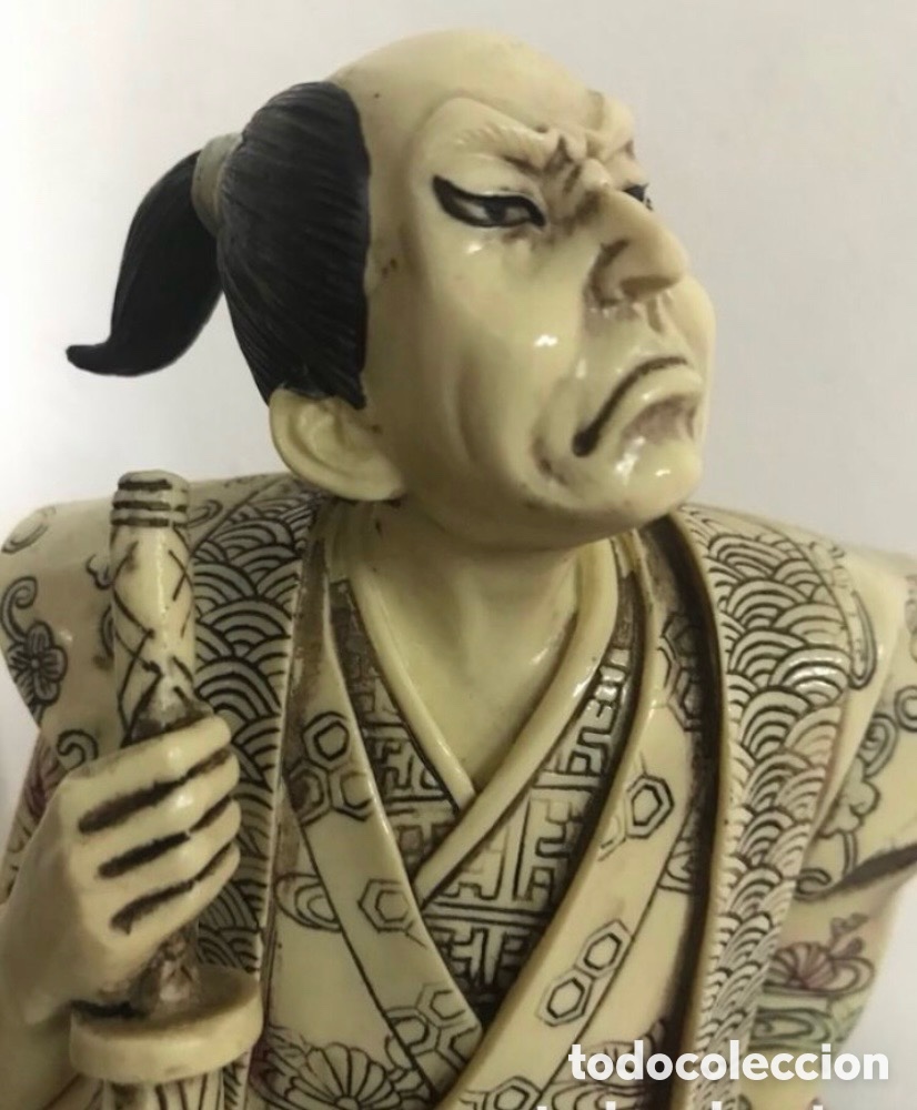 Arte: Figura Samuray pintado - Foto 9