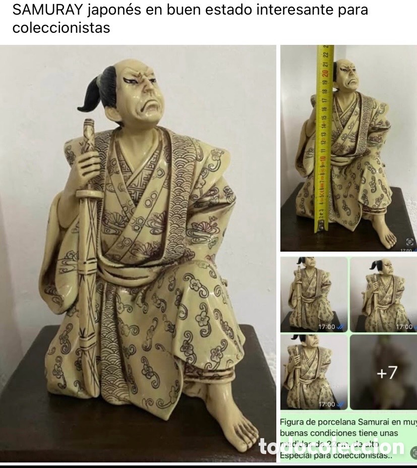 Arte: Figura Samuray pintado - Foto 10