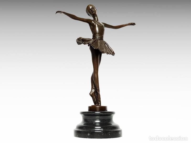 Arte: Escultura de bronce - Bailarina - Art D&eacute;co (2064)