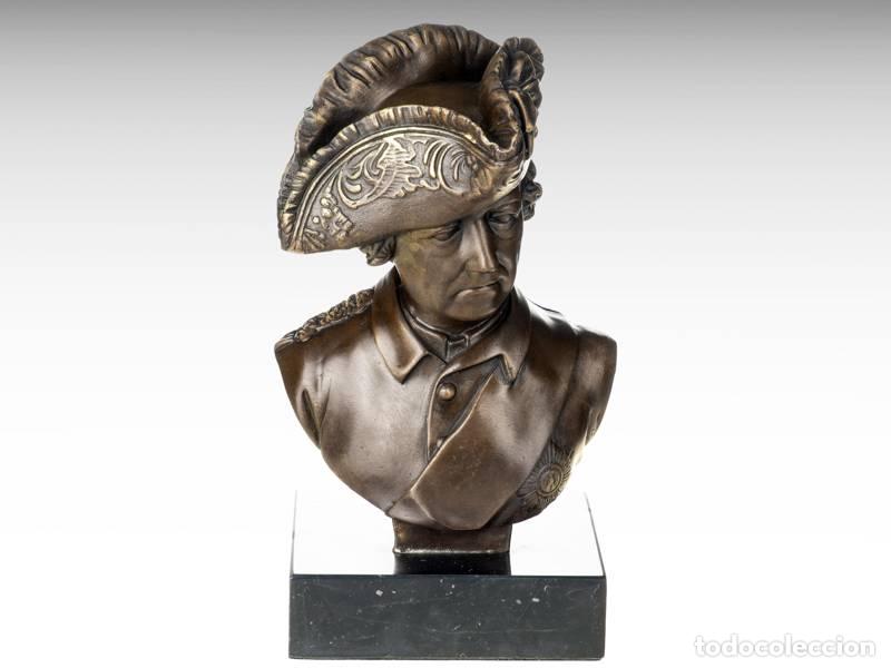 Art: Escultura de bronce - Busto del rey Federico II (1141)