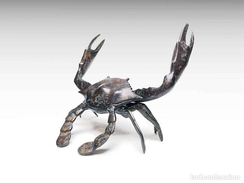 Art: Escultura de bronce - Cangrejo (1059)