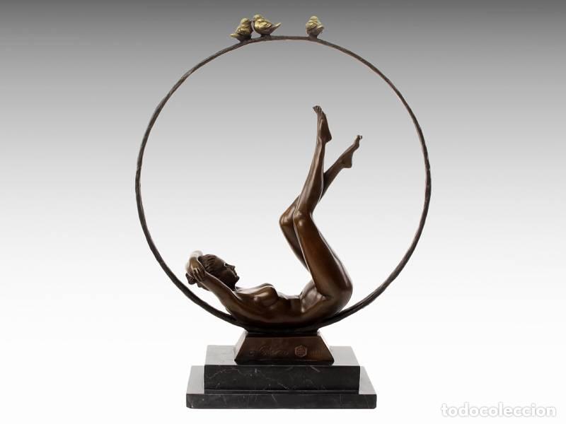 Kunst: Escultura de bronce - Bailarina (1287)