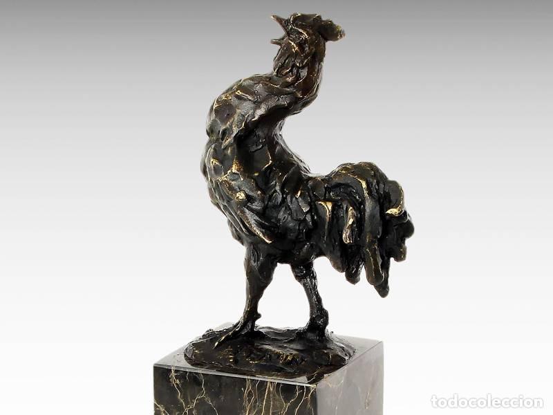 Kunst: Escultura de bronce - Gallo (1093)