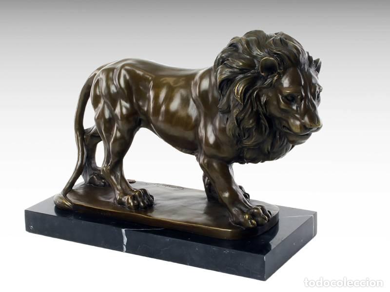 Art: Escultura de bronce - Le&oacute;n (1274)