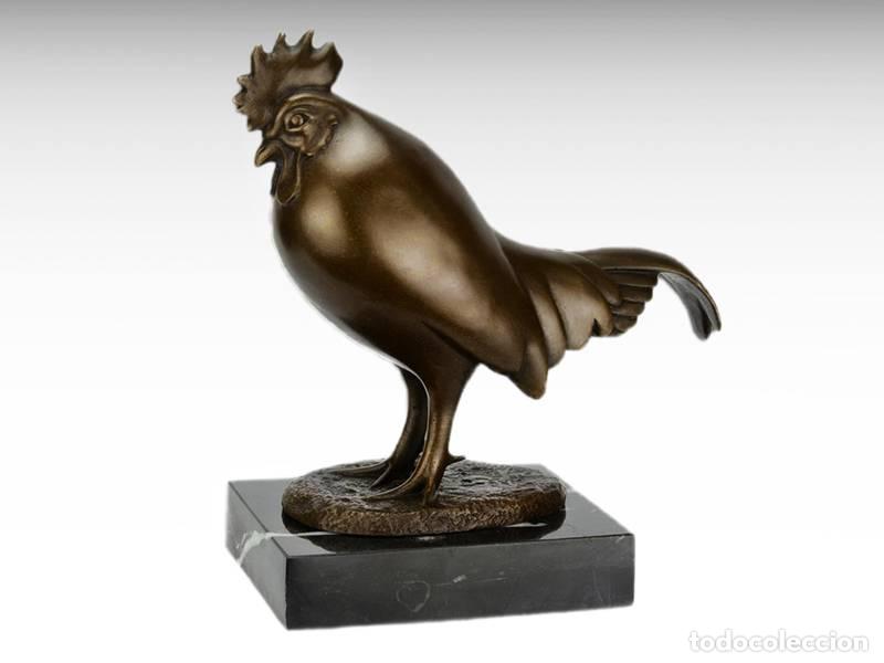 Art: Escultura de bronce - Gallo (1247)