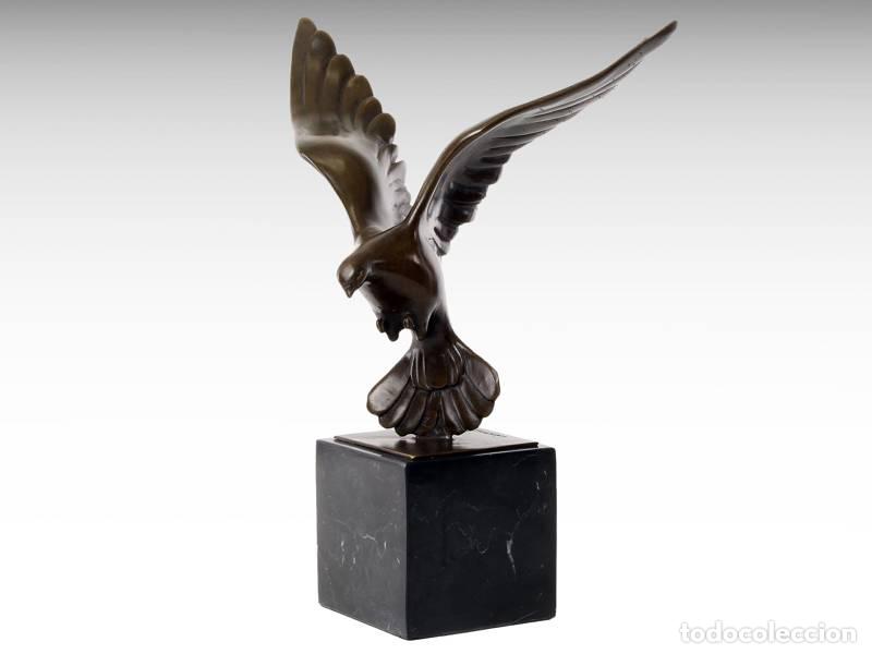 Kunst: Escultura de bronce - Paloma (1162)