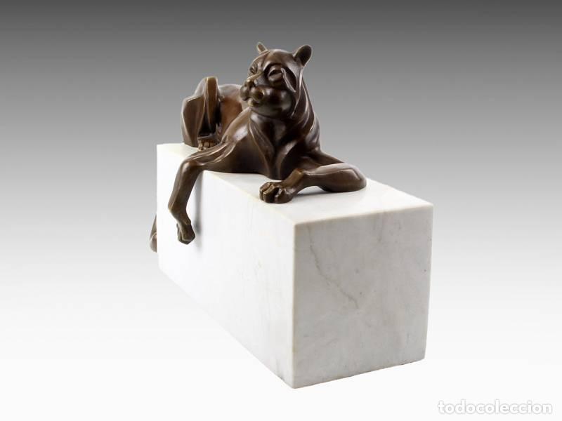 Arte: Escultura de bronce - Pantera (2085) - Foto 8