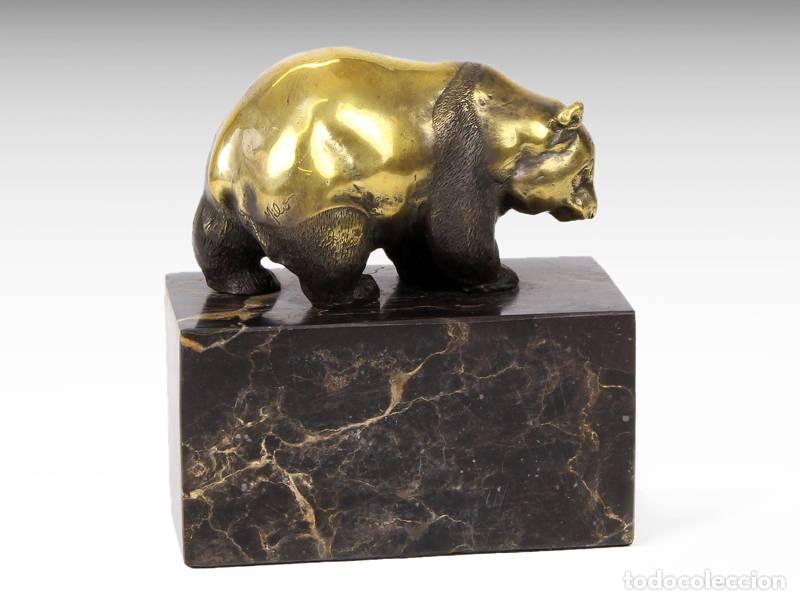 Art: Escultura de bronce - Oso panda (1062)