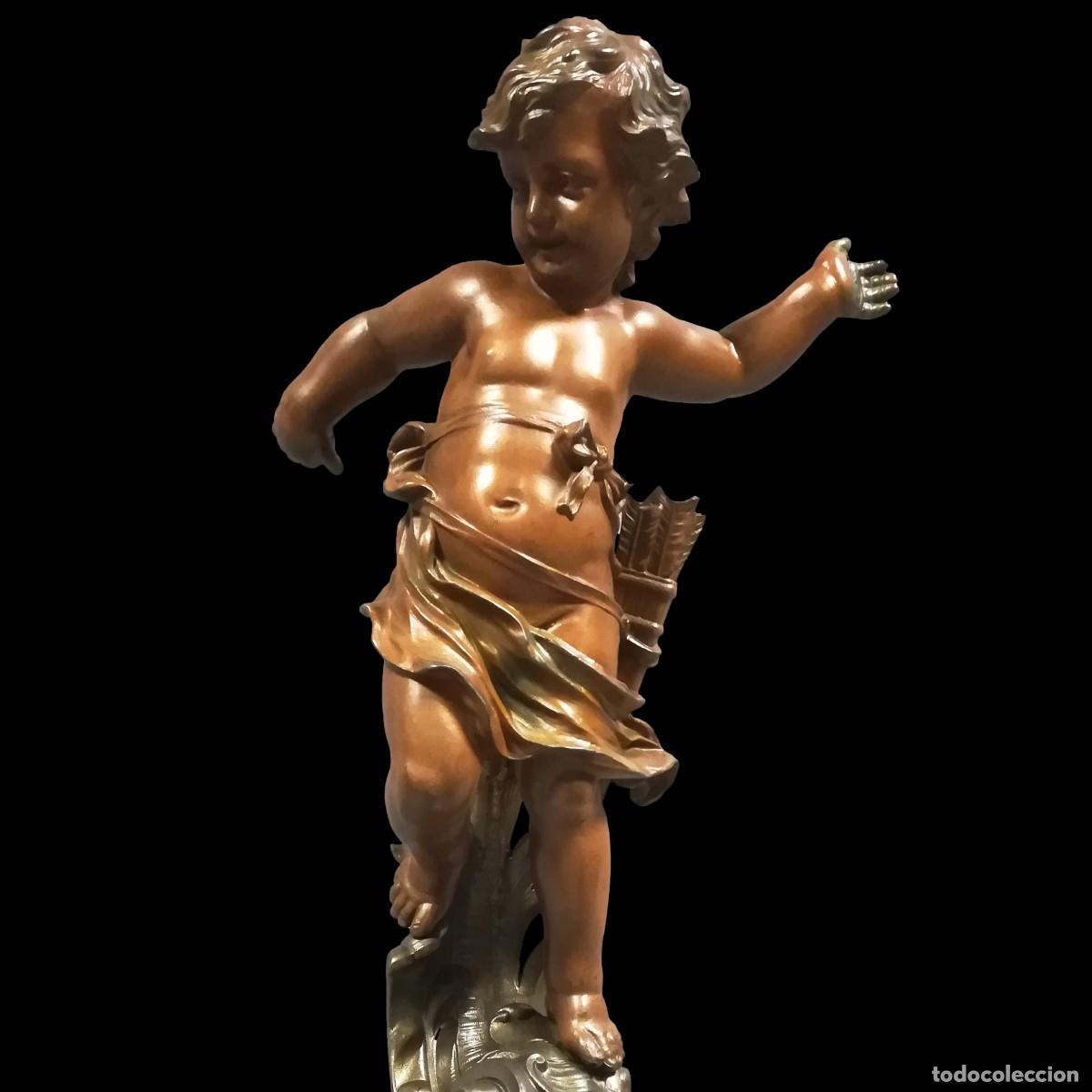 Art: FIGURA CALAMINA NI&Ntilde;O CON CARCAJ DE FLECHAS O CUPIDO SIN ALAS