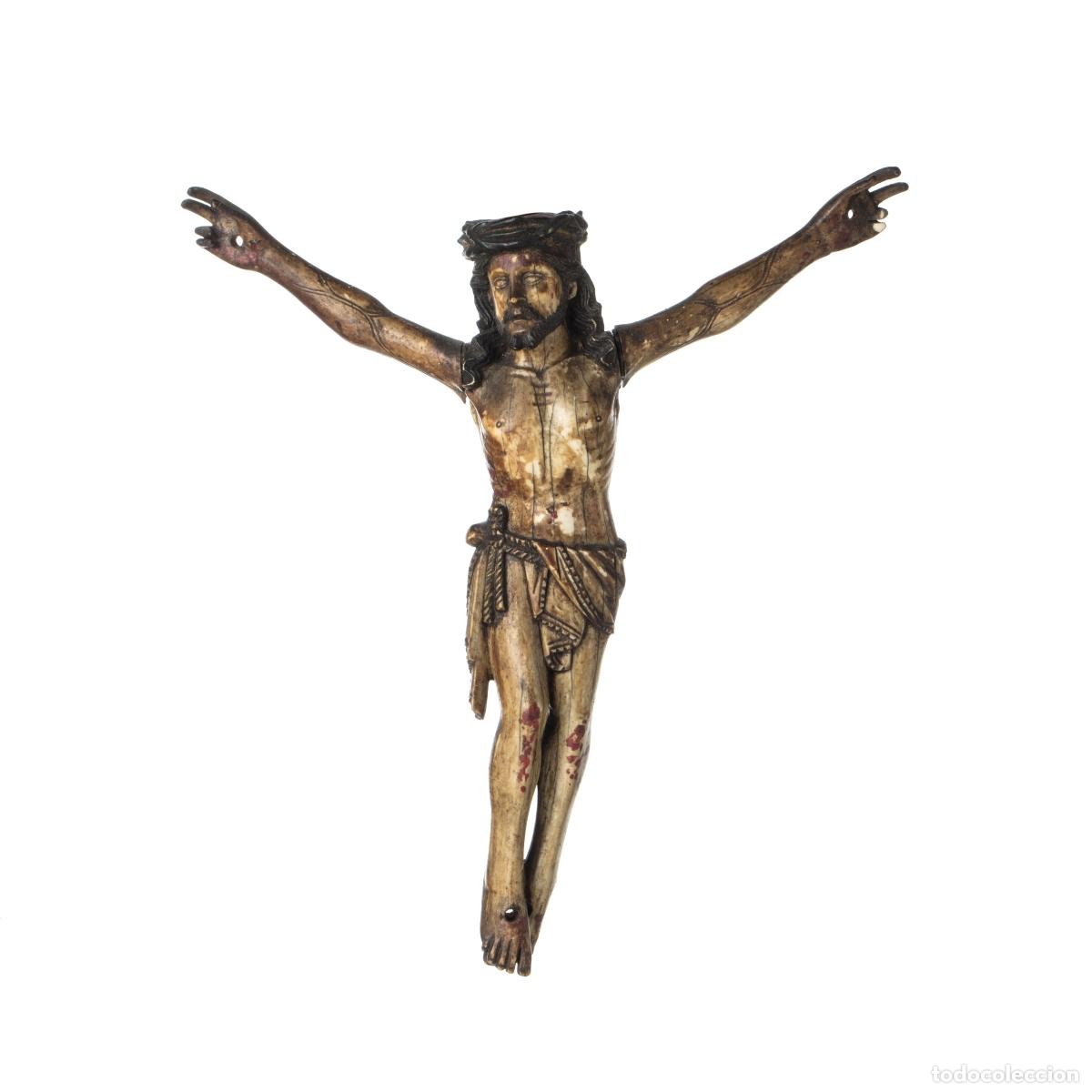 Art: Marfil - Jesucristo crucificado indoportugu&eacute;s - Siglo XVIII
