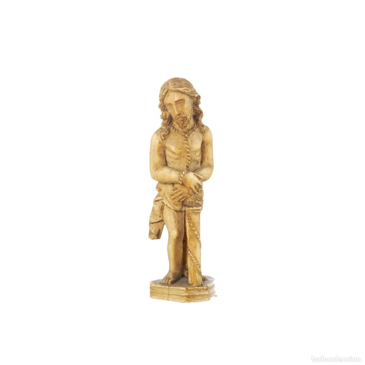 Art: Marfil - Jesucristo atado, Indoportugu&eacute;s - Siglo XVII