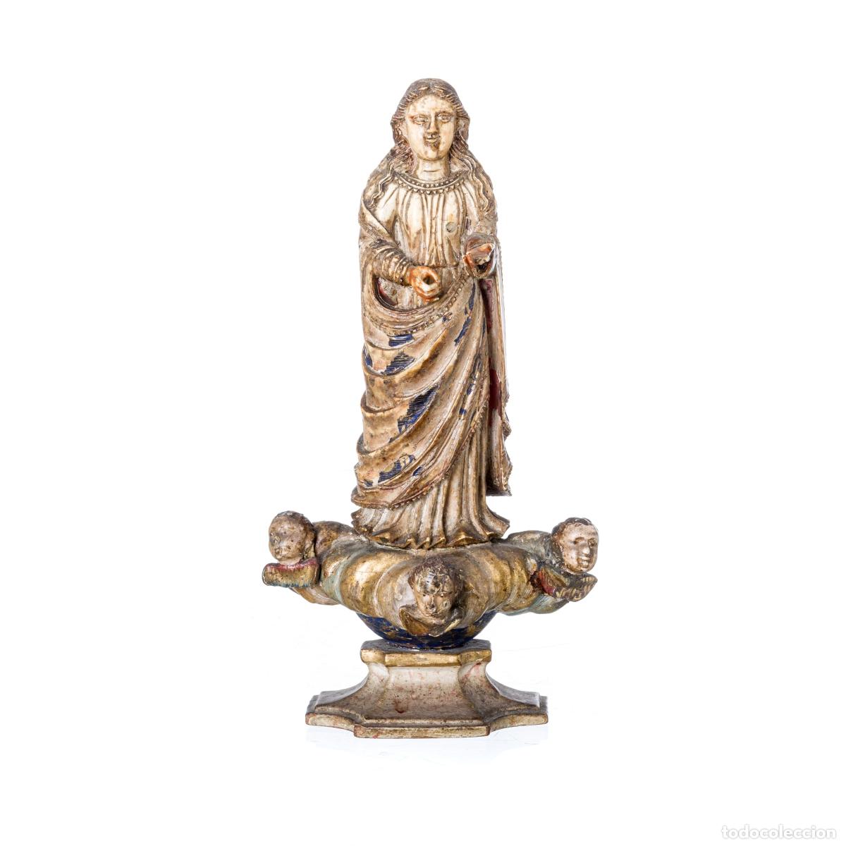 Arte: Marfil - Nuestra Se&ntilde;ora de la Concepci&oacute;n, estilo indo-portugu&eacute;s - siglo XVII