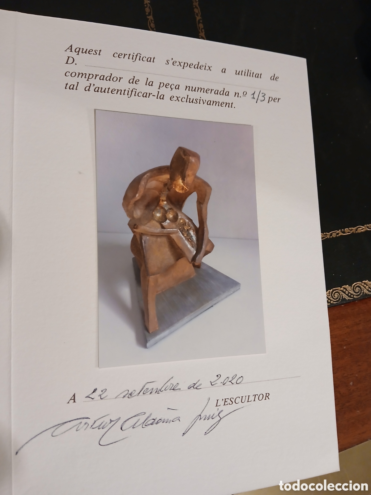 Arte: Gaud&iacute; escultura terracota Artur Aldom&agrave; Puig