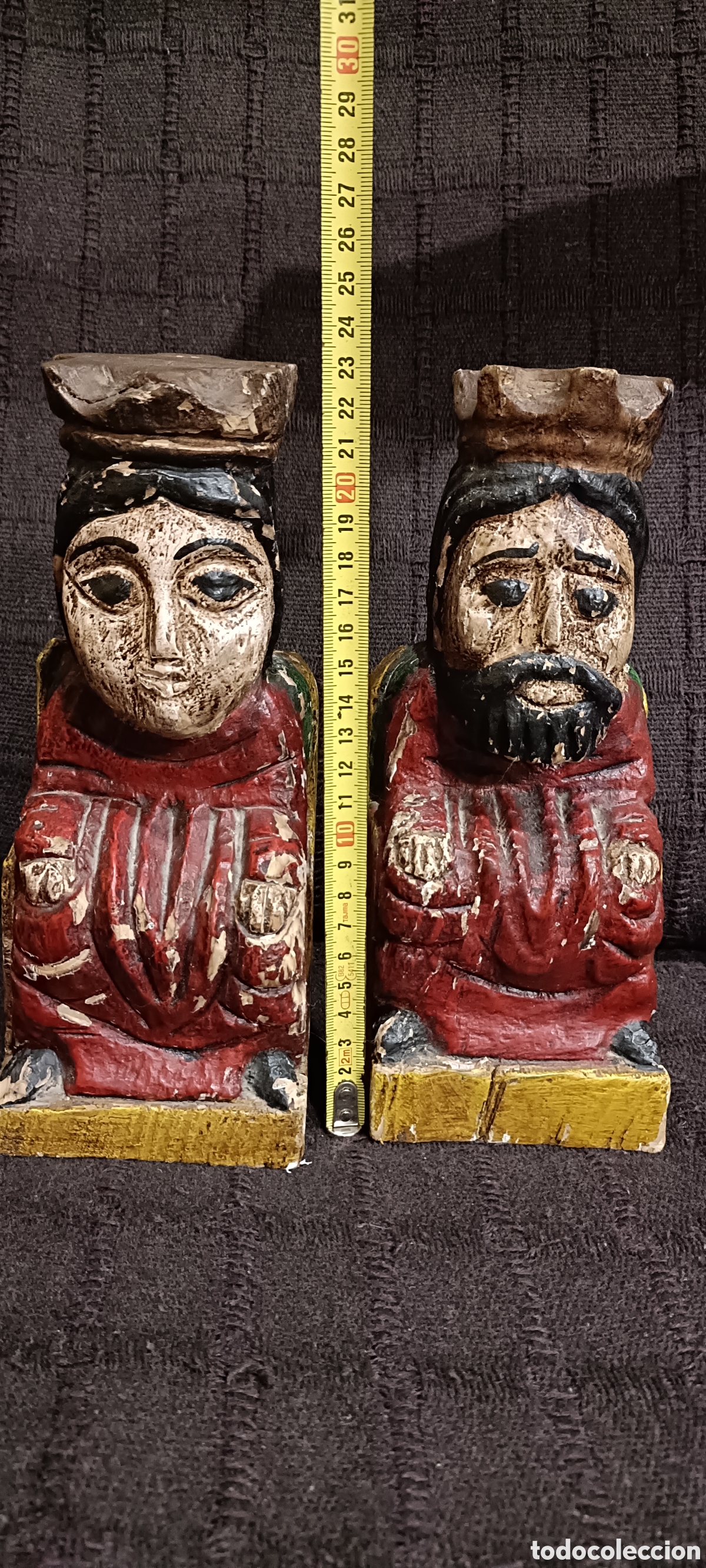 Arte: Figura madera policromadas - Foto 3